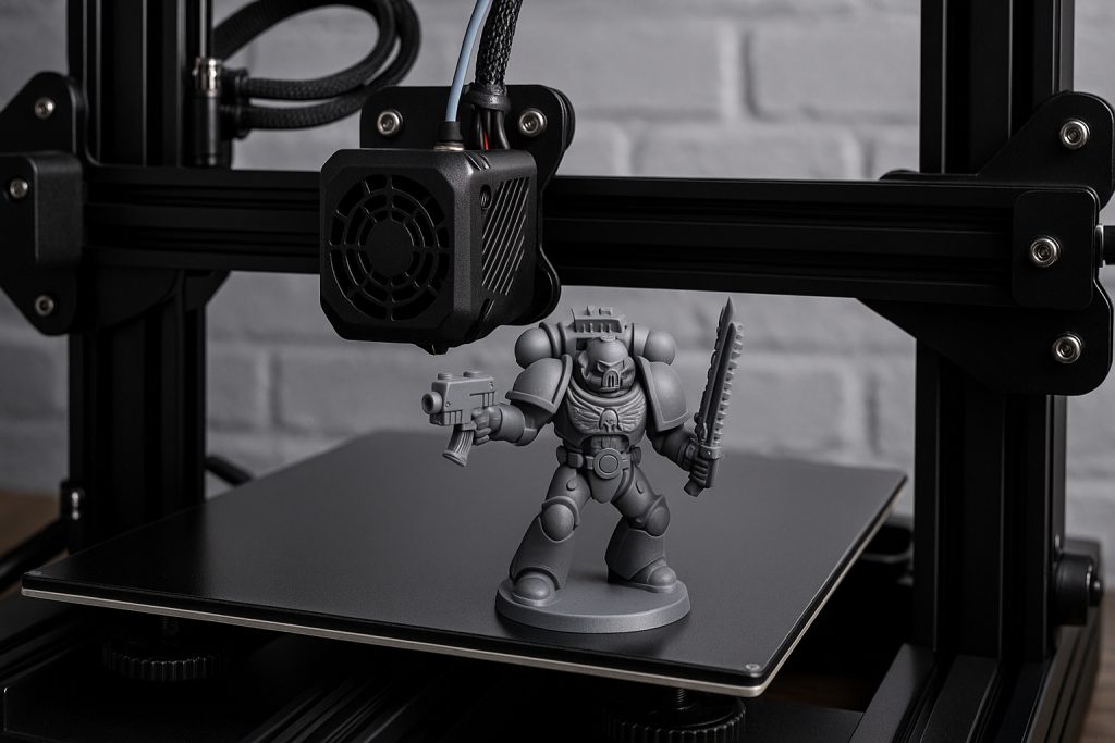 eksempel på print af 3D spille figurer til brætspil